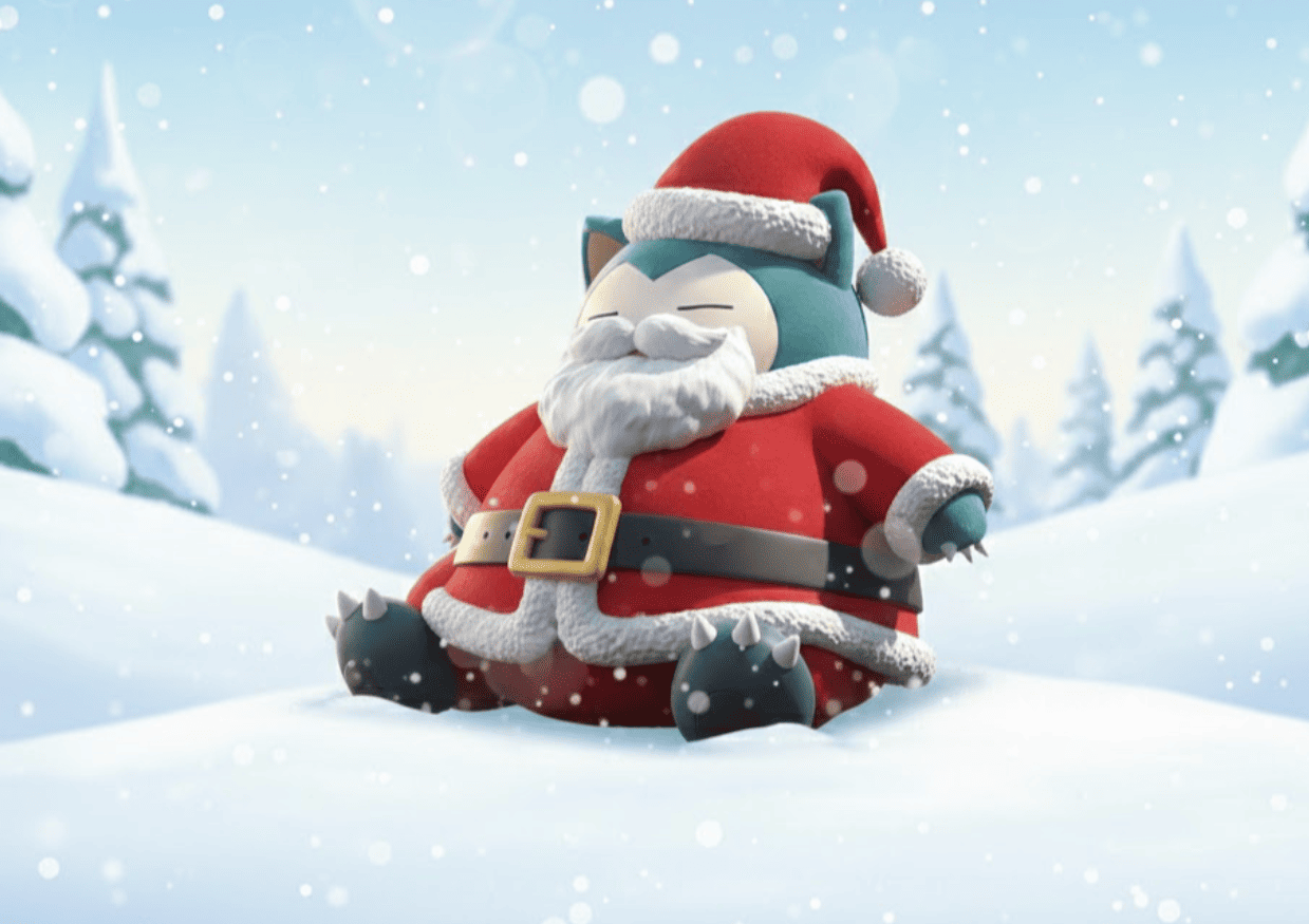 cool things to 3d print for christmas_snorlax saint claus